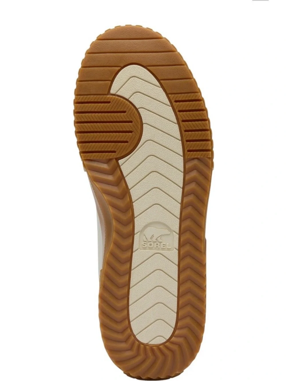 SOREL Women’s ONA Ave Low Sneakers Cream Leather Platform Gum Sole Size 11 - Picture 13 of 16